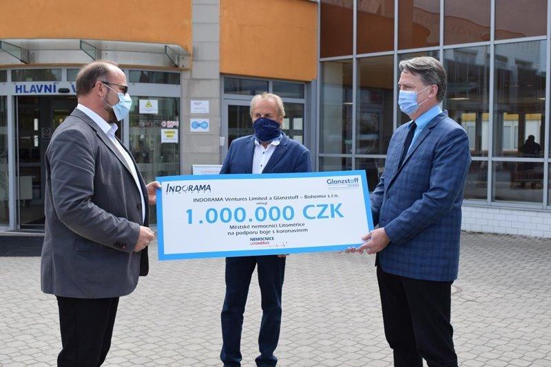 Glanzstoff Bohemia made donation to local hospital in Czech Republic amid COVID-19